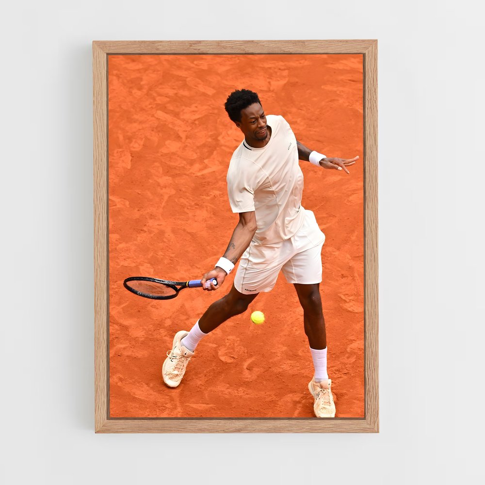 Poster Gael monfils – affiche Tennis (vue 4)